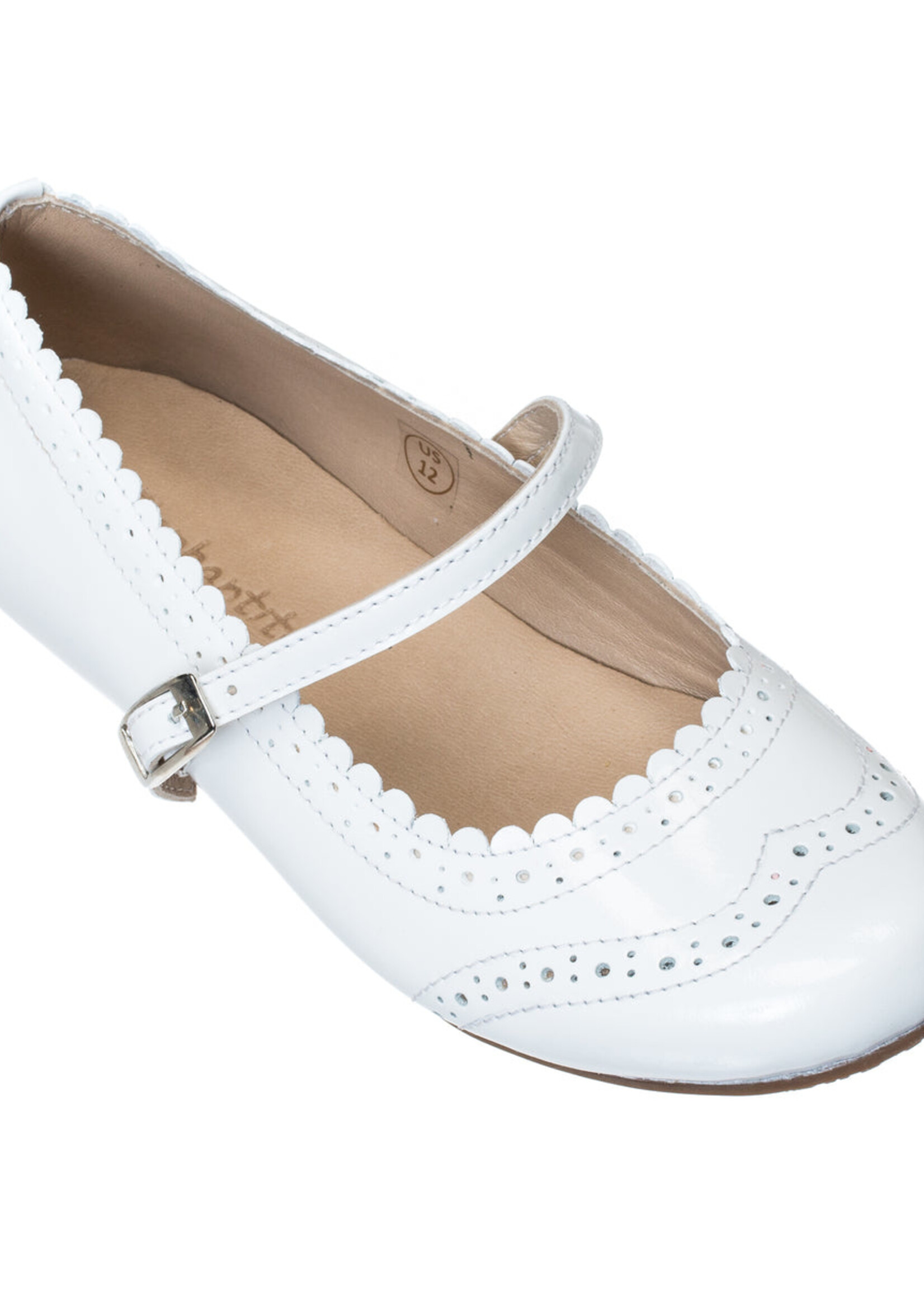 Elephantito Vicky Ballerina White Leather