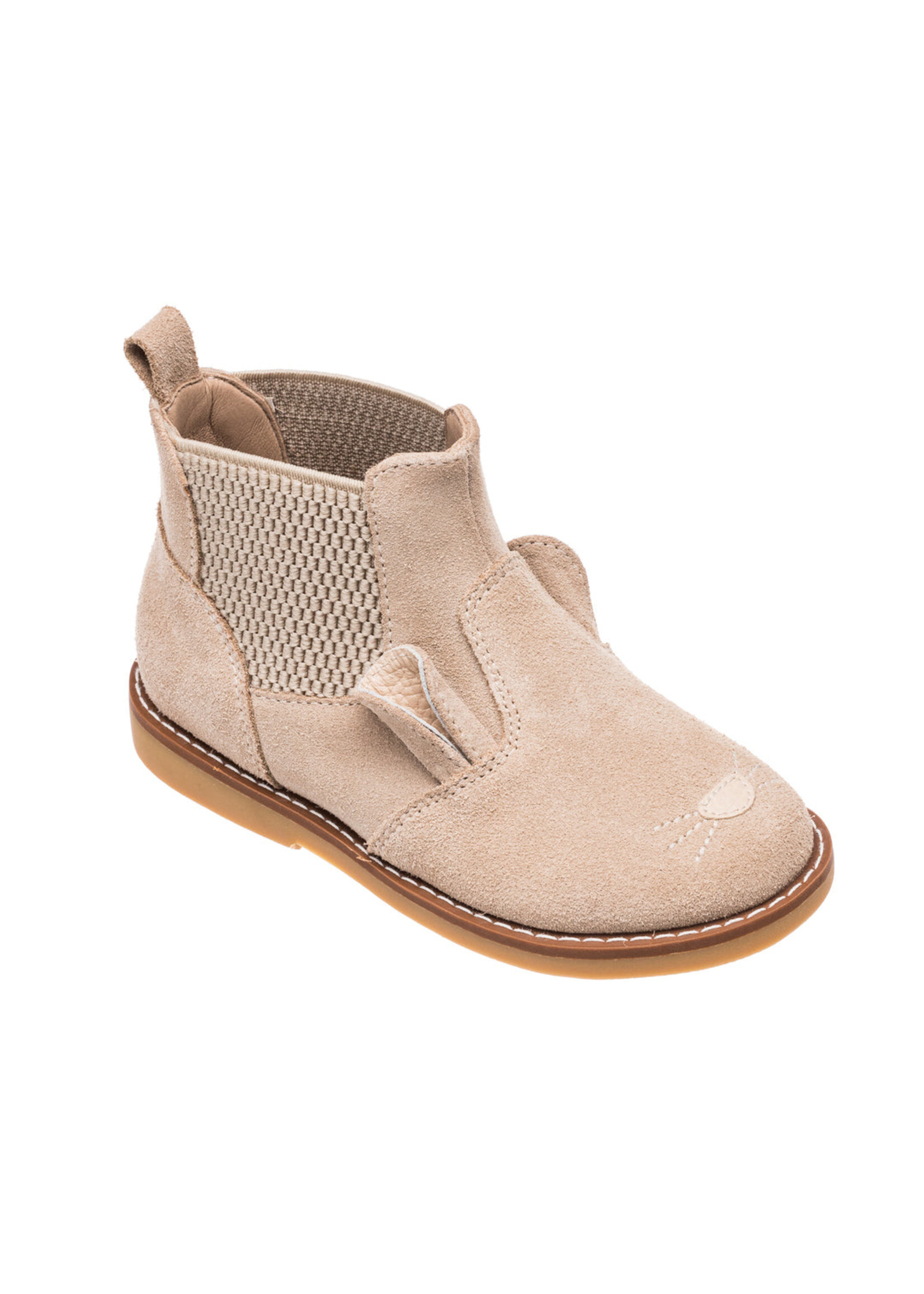 Elephantito Teddy Chelsea Boot Suede Beige