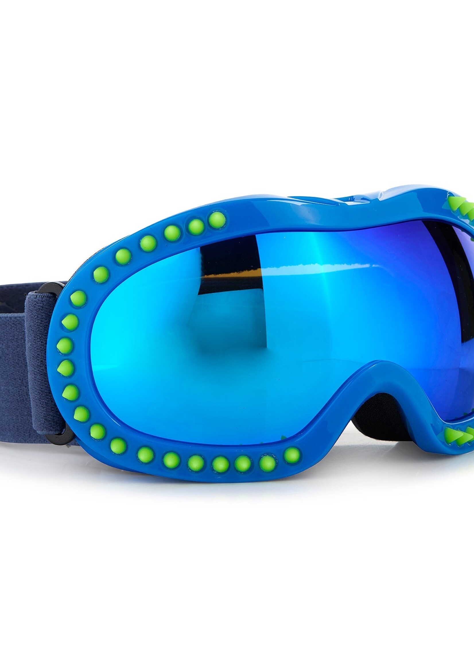 Bling2o Royal Blue w/Lime Spikes Snow Goggle