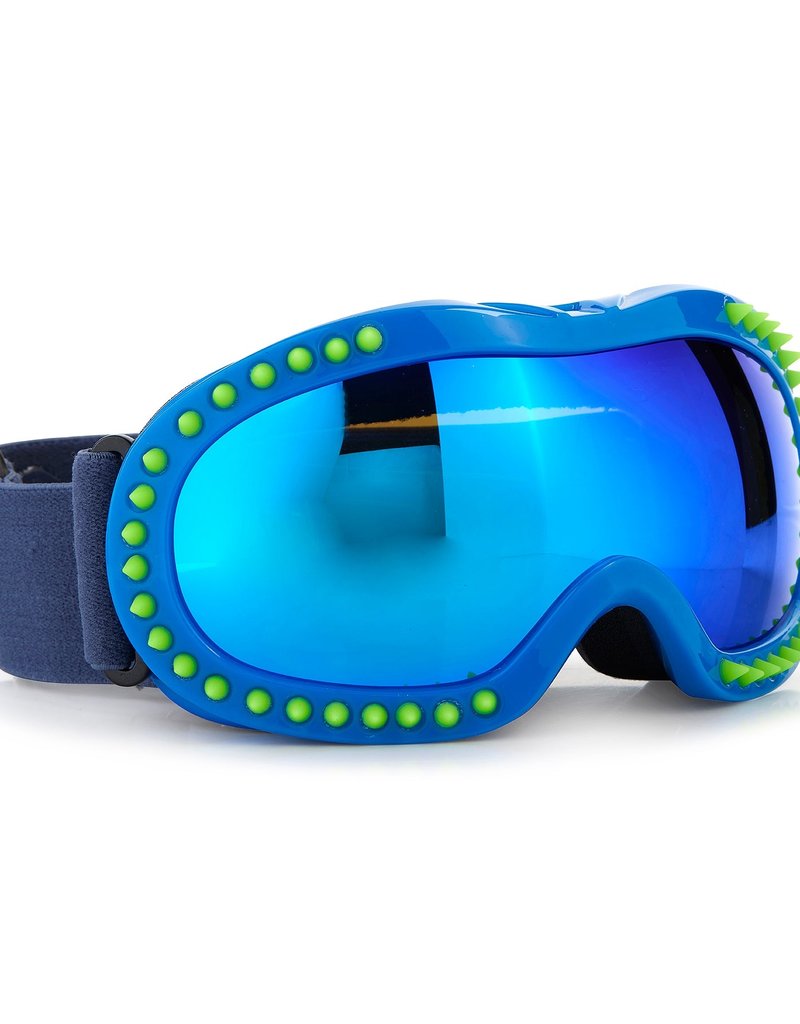Royal Blue w/Lime Spikes Snow Goggle