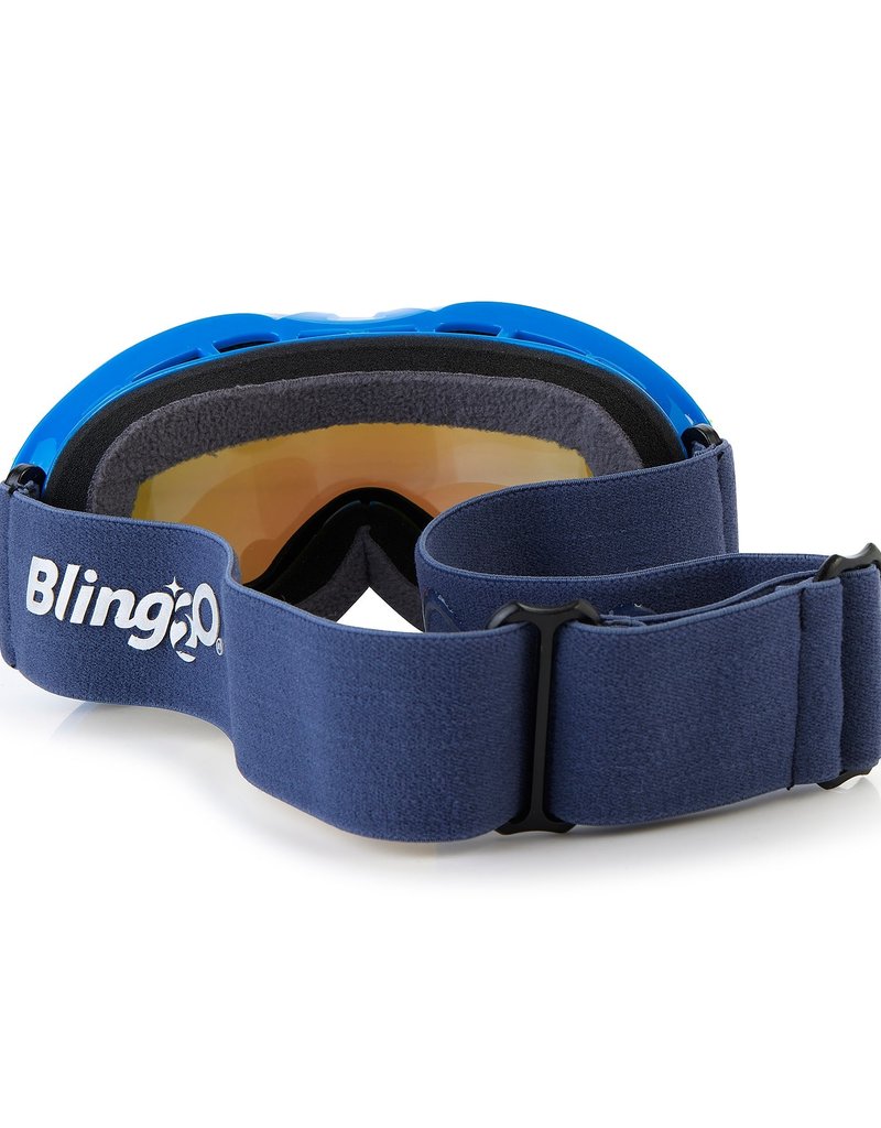 Bling2o Royal Blue w/Lime Spikes Snow Goggle