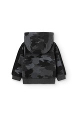 Boboli Fleece Black/Grey Camo Jacket