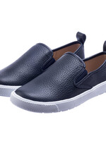 Elephantito Classic Slip on Luxe Sneaker Textured Blue