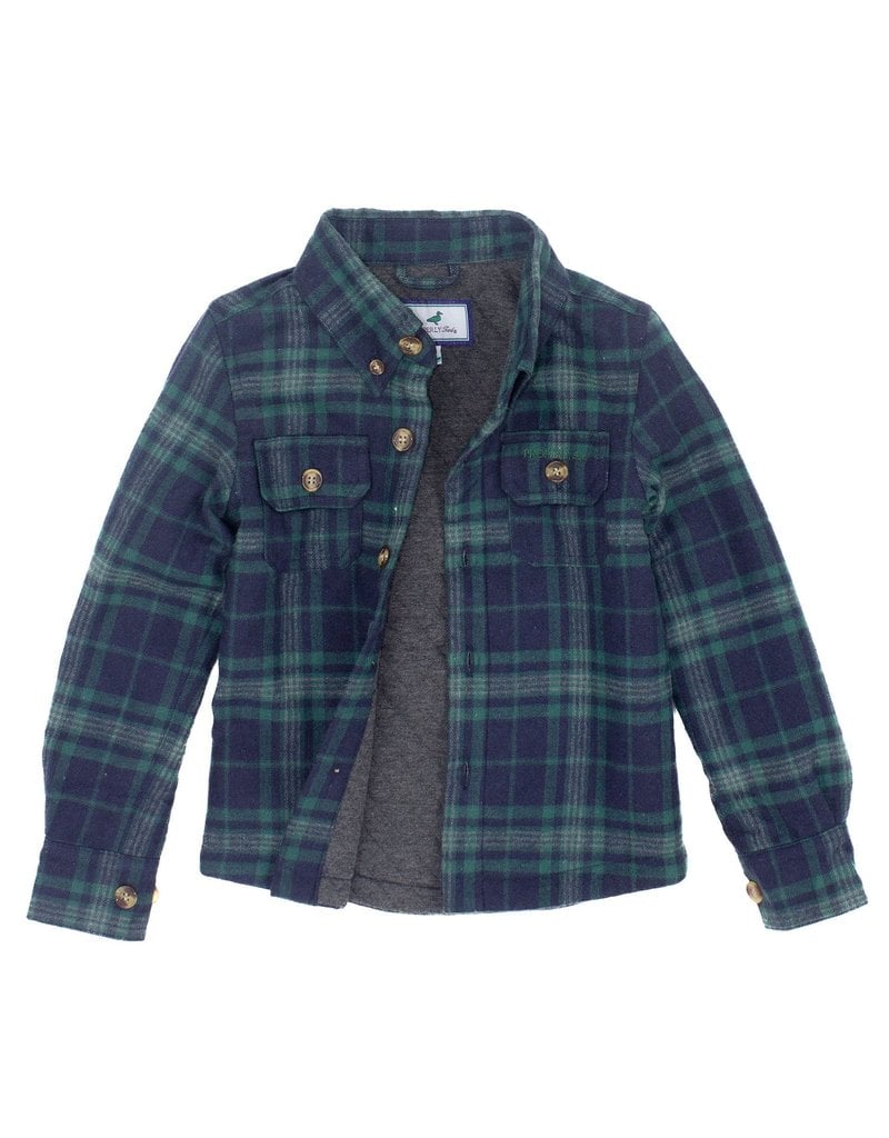 Kids' Fleece-Lined Flannel Shirt, Hooded Plaid | Tops at L.L.Bean