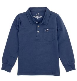 Properly Tied SALE Harrison L/S Pocket Polo Navy