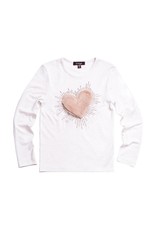 Imoga Ariana Heart Oatmeal Jersey Tee