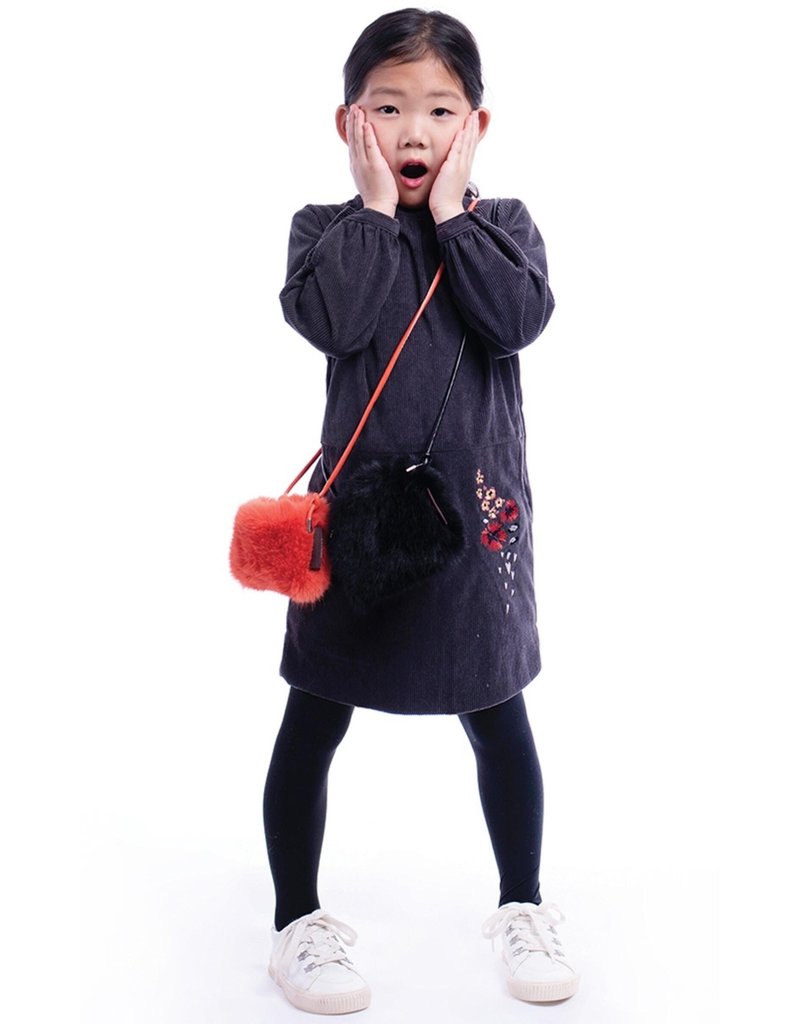 Marlow Slate Corduroy Dress