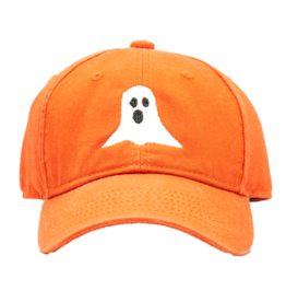 Harding Lane Baseball Cap Persimmon Orange w/Ghost