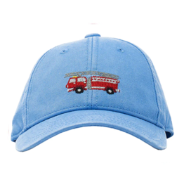 Harding Lane Baseball Cap  Lt Blue w/Firetruck