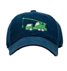 Harding Lane Baseball Cap  Navy w/Crane