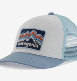 Patagonia K's Trucker Hat Ridge Rise Stripe: Light Plume Grey