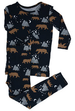 Brown Bear Black Pajamas