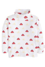 little english Barn Yard Printed Turtleneck