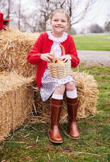 Little English Classic Cashmere Blend Cardigan Red