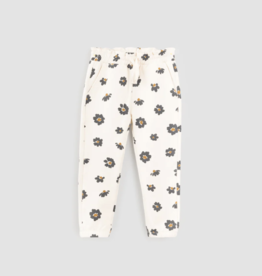 miles the label Blossom Print on Creme Joggers
