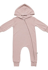 Kyte Baby Bamboo Jersey Hooded Zippered Romper Sunset