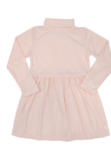 james & lottie Libby Pink Turtleneck Dress