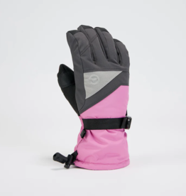 Gordini Juniors Stomp Glove Gunmetal Super Pink