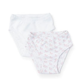 Lila + Hayes Lauren Underwear Set Swan Princess/White