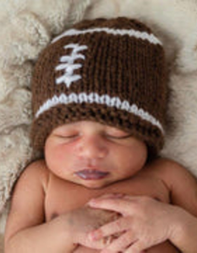 Huggalugs Newborn Football Beanie Hat Infant