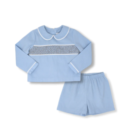 L/S Liam Short Set Blue Cord