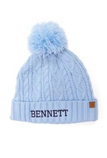 Classic Cable Knit Hat Sky Blue