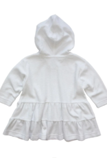 Florence Eiseman Hooded Coverup w/Tiers White