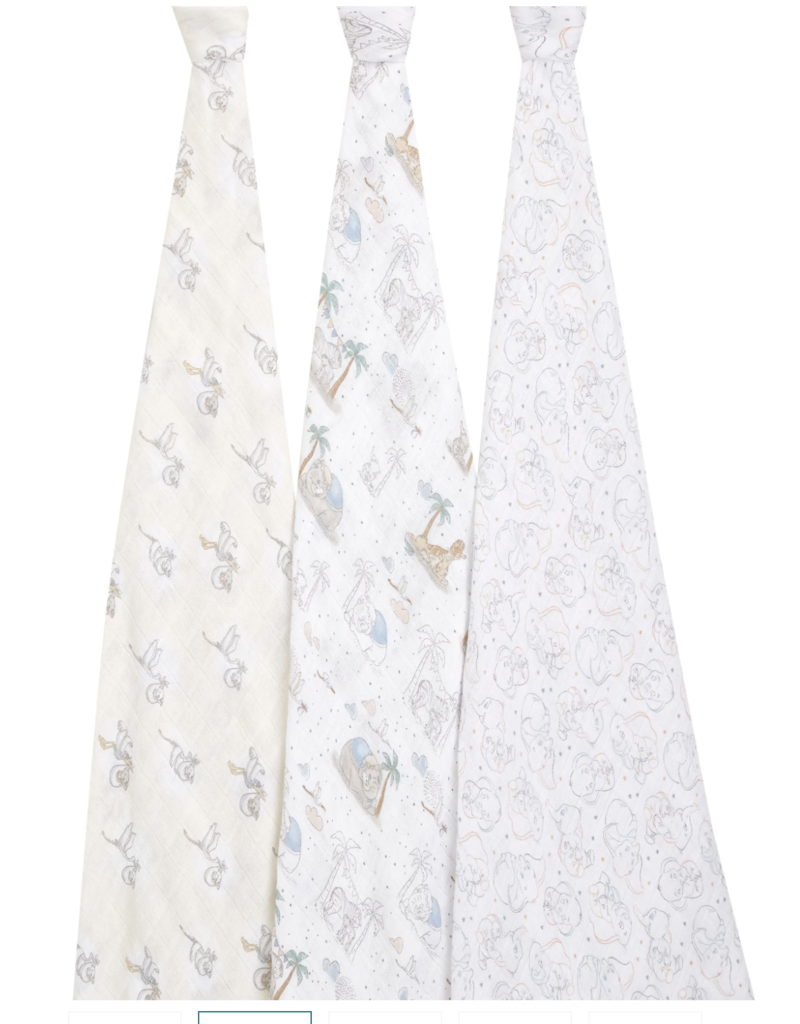 Aden and Anais My Darling Dumbo Swaddles 3 Pack