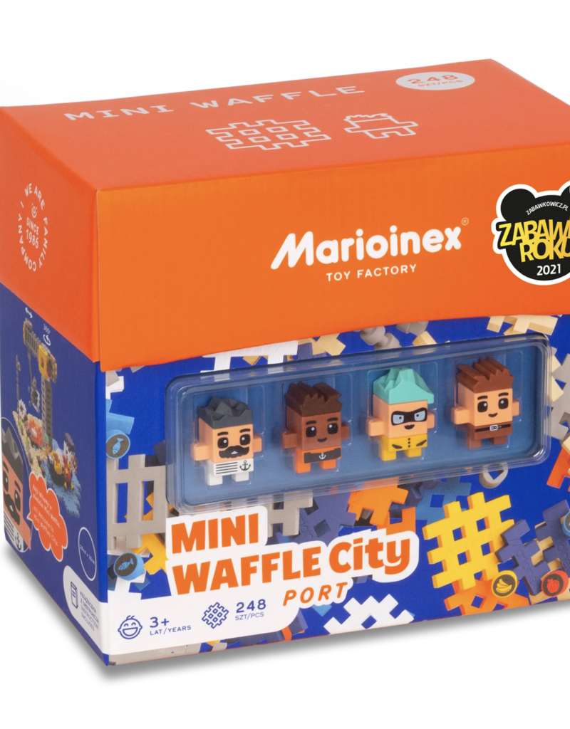 Marioinex Mini Waffle City Port 248 pc