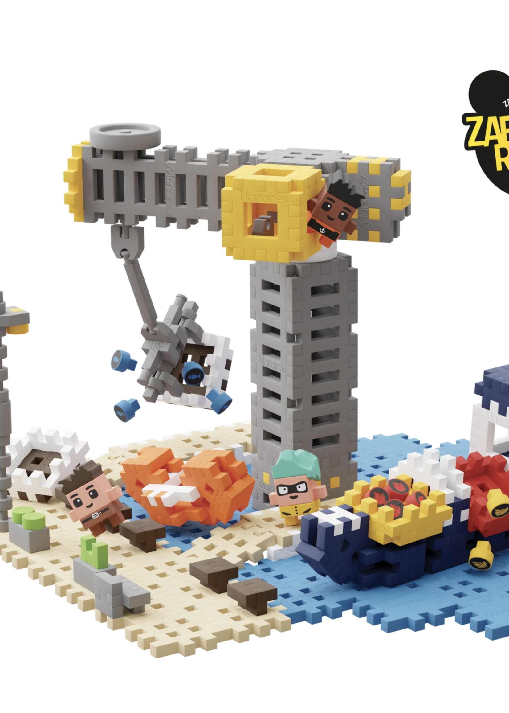 Marioinex Mini Waffle City Port 248 pc