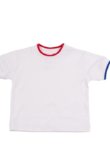 Florence Eiseman White T-Shirt With Multi Tipping