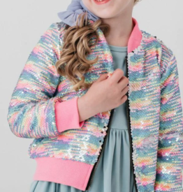 Mila & Rose Sprinkles Flip Sequin Jacket