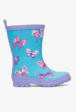 Hatley Kids doodle butterflies matte rain boots