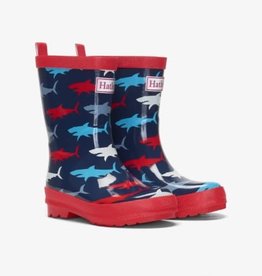 Hatley Kids SALE hungry sharks shiny rain boots
