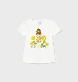 Mayoral SALE Yellow Pansy S/S Top