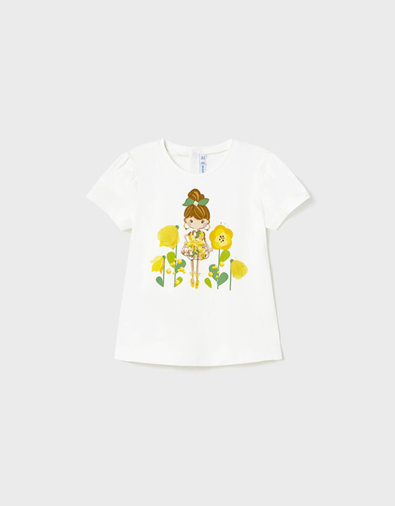 Mayoral Yellow Pansy S/S Top