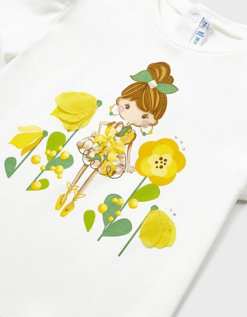 Mayoral Yellow Pansy S/S Top