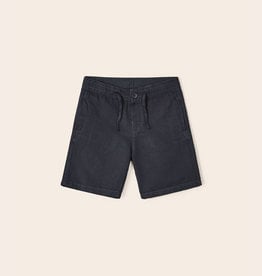 Mayoral SALE Black Linen Shorts