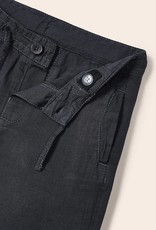 Mayoral Black Linen Shorts