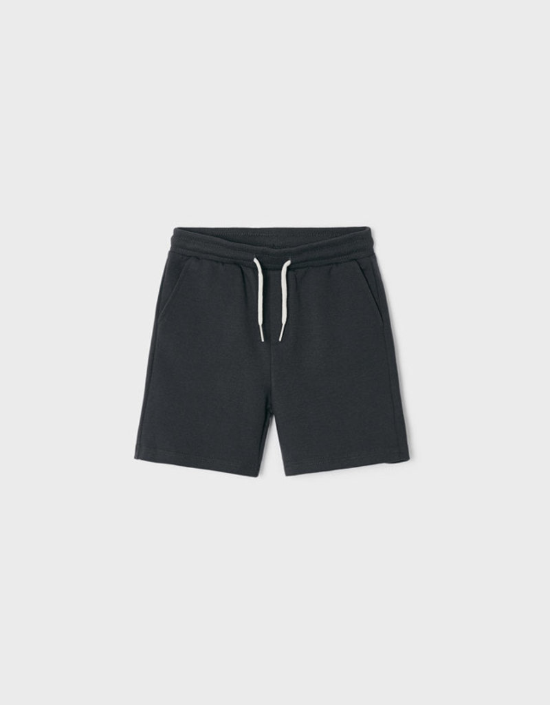 Mayoral Black Basic Fleece Shorts