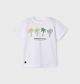 Mayoral SALE Paradise Palm White S/S T Shirt
