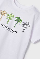 Mayoral Paradise Palm White S/S T Shirt