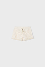 Mayoral Chickpea Crochet knit Shorts