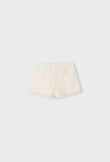 Mayoral Chickpea Crochet knit Shorts