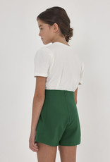Mayoral Emerald Crepe Shorts
