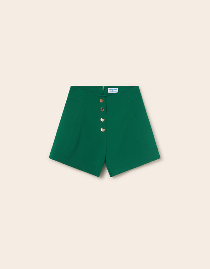 Mayoral Emerald Crepe Shorts