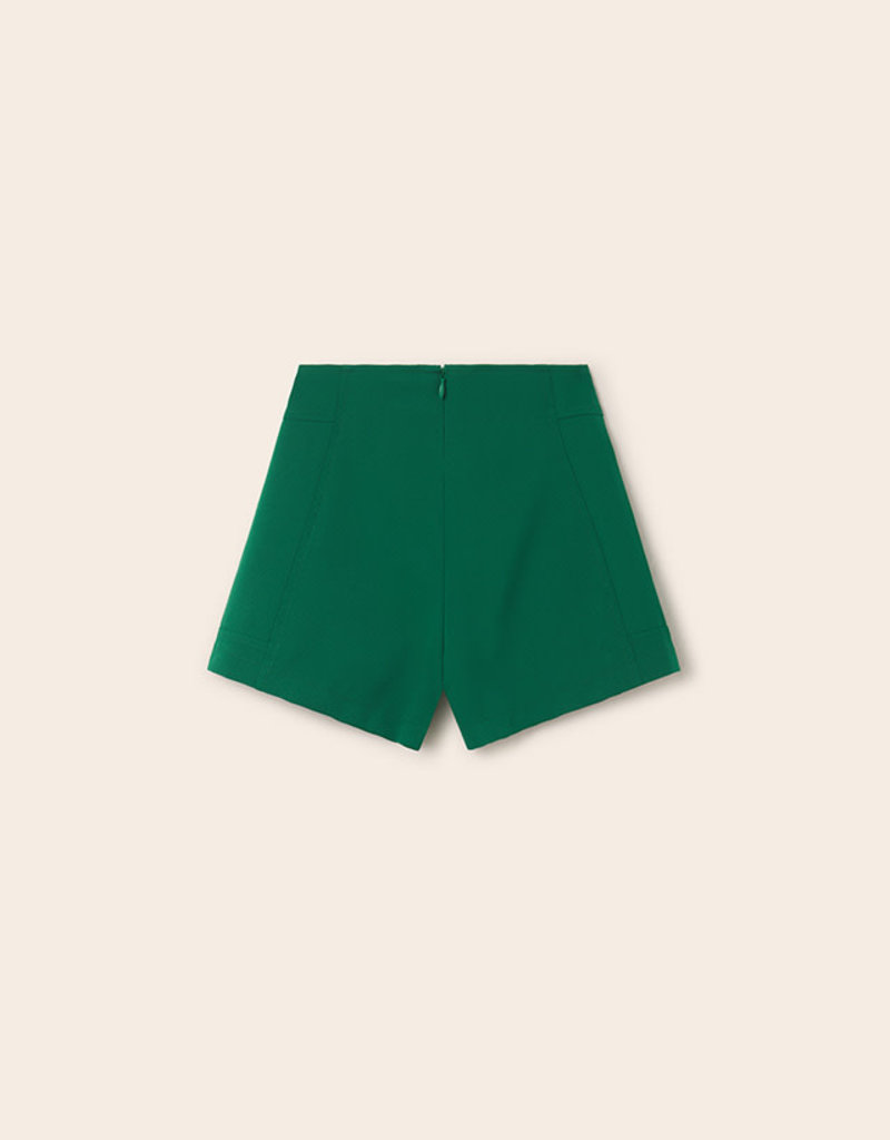 Mayoral Emerald Crepe Shorts