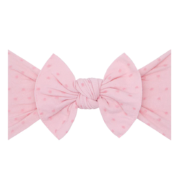 Baby Bling Bow Patterned Shabby Knot Pink Dot