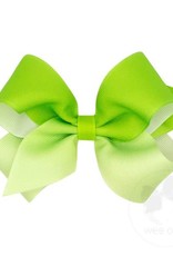 Wee Ones Med Ombre Bow Lime