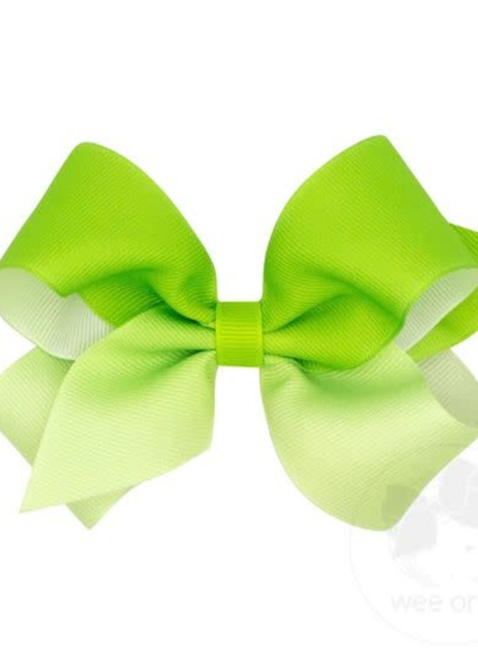 Wee Ones Med Ombre Bow Lime